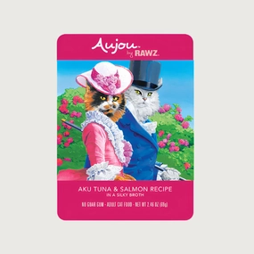 AUJOU BY RAWZ Aku Tuna & Salmon Recipe for Cats
