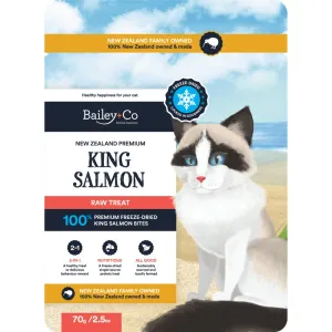 Bailey Co Cat Freeze-Dried Raw Treat New Zealand King Salmon 70g