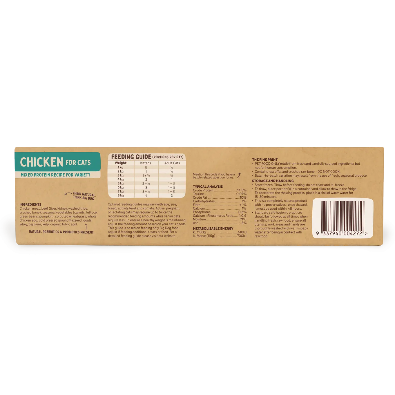 Big Dog - Chicken for Cats (1.38kg)