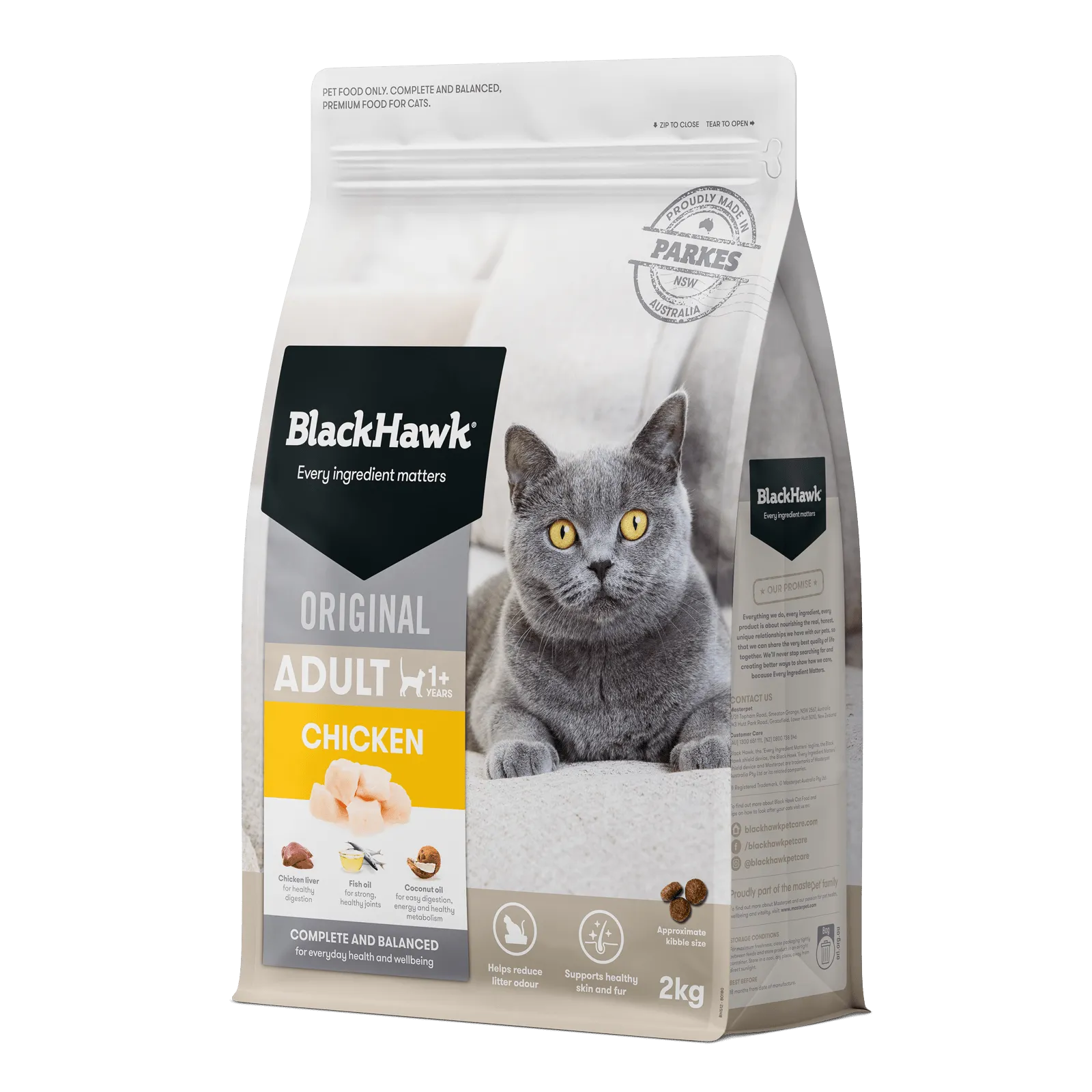 Black Hawk Original Cat Food Adult Chicken