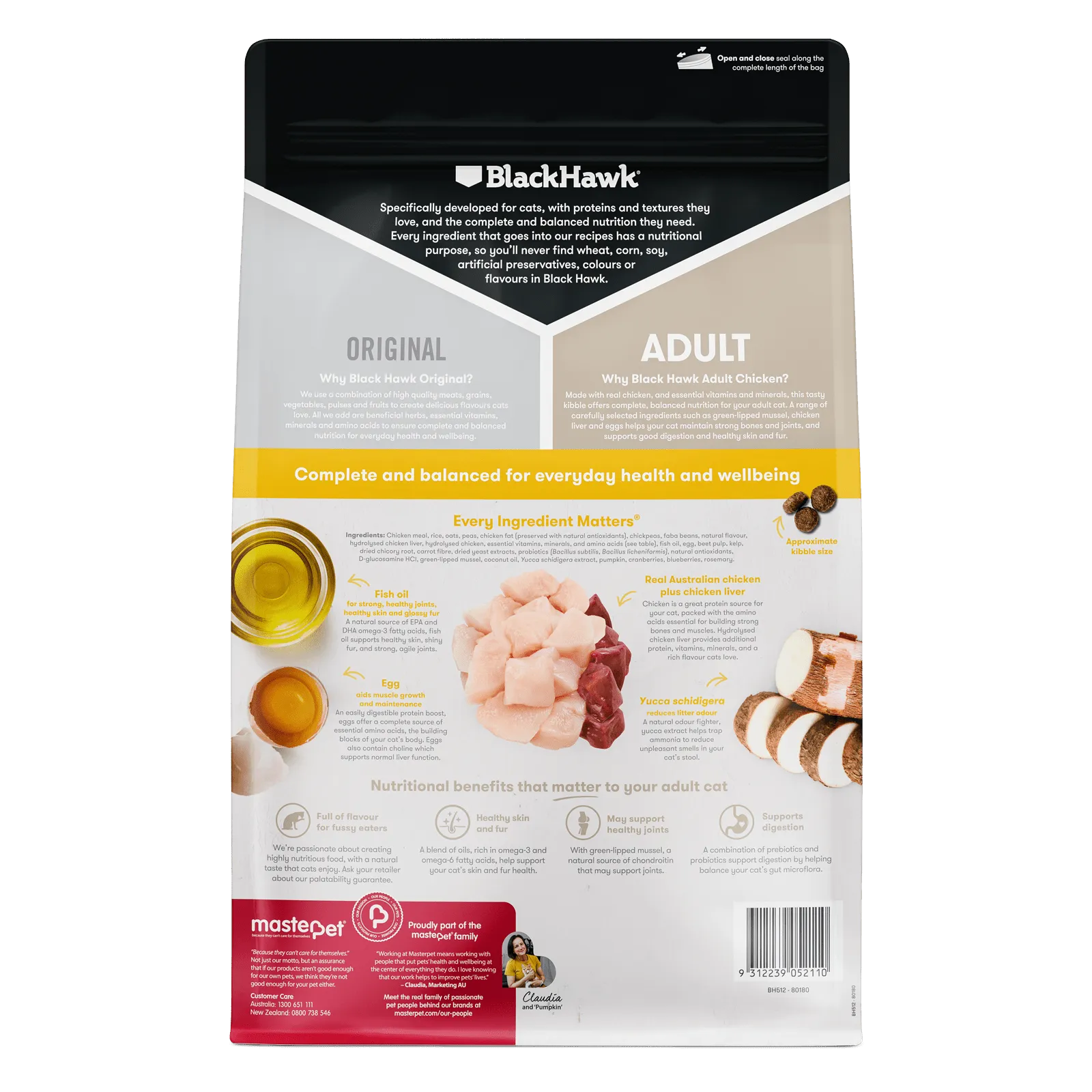 Black Hawk Original Cat Food Adult Chicken