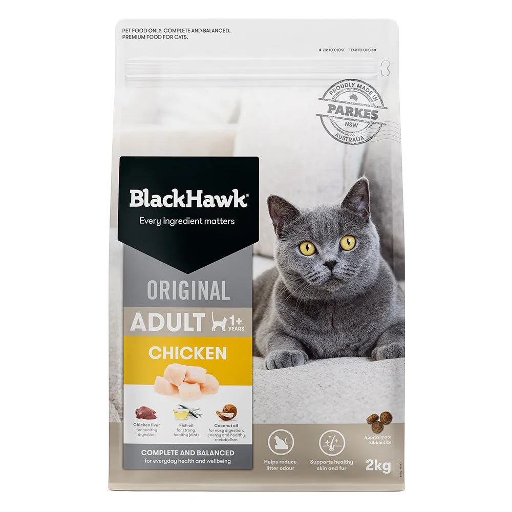 Black Hawk - Original Chicken Cat Dry Food (2kg)
