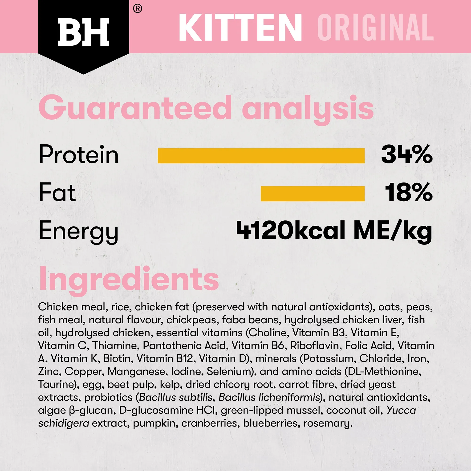 Black Hawk - Original Chicken Kitten Dry Food (2kg)