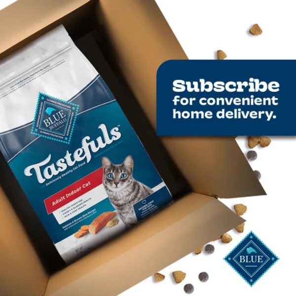 BLUE Tastefuls Indoor Health Salmon & Brown Rice Recipe Dry Cat Food