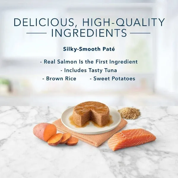 BLUE Tastefuls Salmon Entree Pate Canned Cat Food, 5.5oz