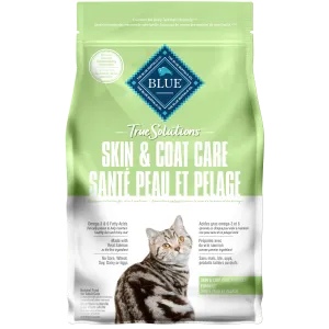 BLUE True Solutions Skin & Coat Care Adult Dry Cat Food, 15lb