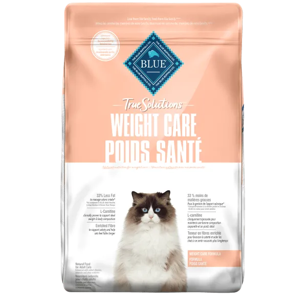 BLUE True Solutions Weight Care Adult Dry Cat Food, 15lb