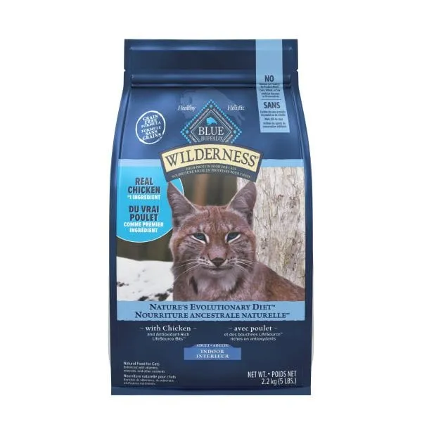 BLUE Wilderness Grain Free Indoor Chicken Recipe Dry Cat Food