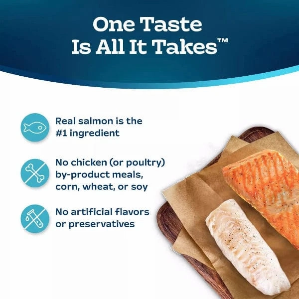 BLUE Tastefuls Multi-Protein Salmon & Ocean Fish Cat Food Recipe Dry Cat Food, 7lb