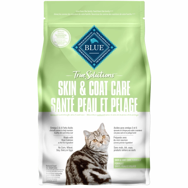 BLUE True Solutions Skin & Coat Care Adult Dry Cat Food, 15lb