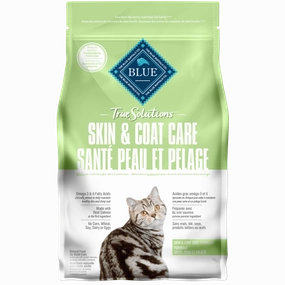 BLUE True Solutions Skin & Coat Care Adult Dry Cat Food, 15lb