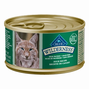 BLUE Wilderness Grain Free Duck Recipe Canned Cat Food