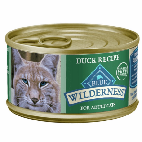 BLUE Wilderness Grain Free Duck Recipe Canned Cat Food