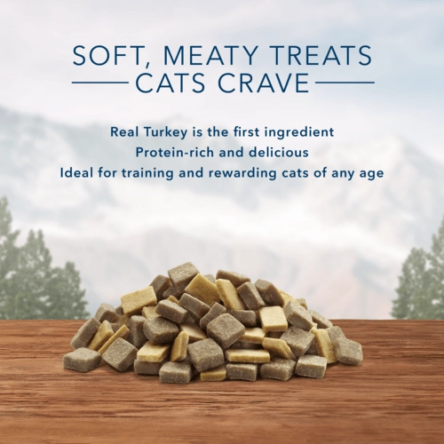 BLUE Wilderness Soft-Moist Cat Treats; Chicken & Turkey
