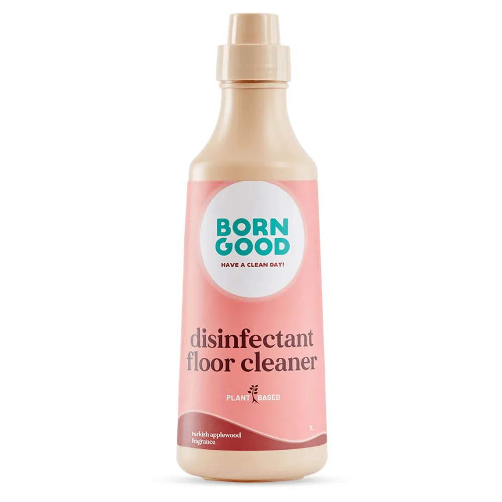Born Good Plant Based Turkish Applewood Frangrance Disinfecting Liquid Floor/Surface Cleaner for Dogs and Cats