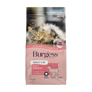 Burgess Cat Adult Scottish Salmon 1.5kg