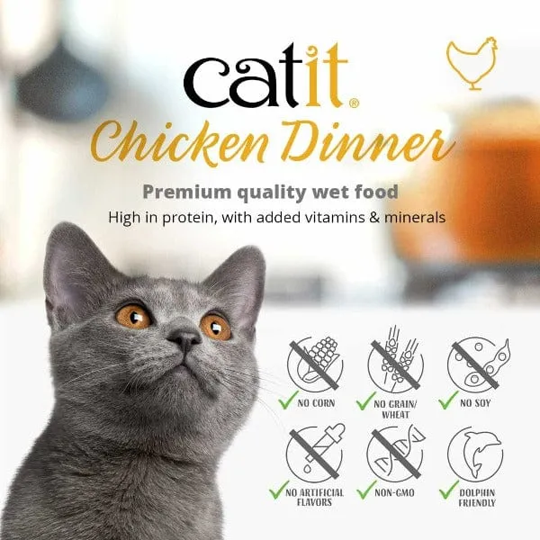Catit Chicken Dinner with Tuna & Kale Wet Cat Food