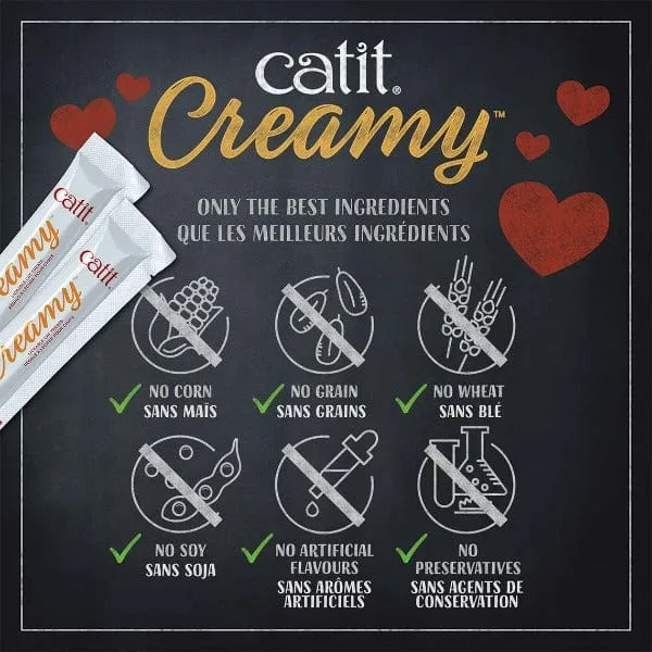 Catit Creamy Lickable Assorted Multipack Cat Treat