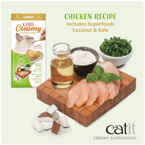 Catit Creamy Superfood Assorted Multipack Cat Treats