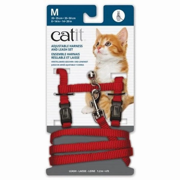 Catit Adjustable Harness and Leash Set