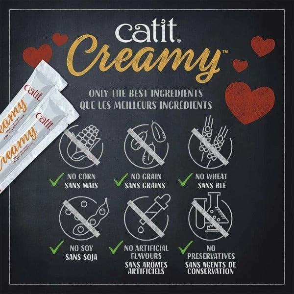 Catit Creamy Lickable Assorted Multipack Cat Treat