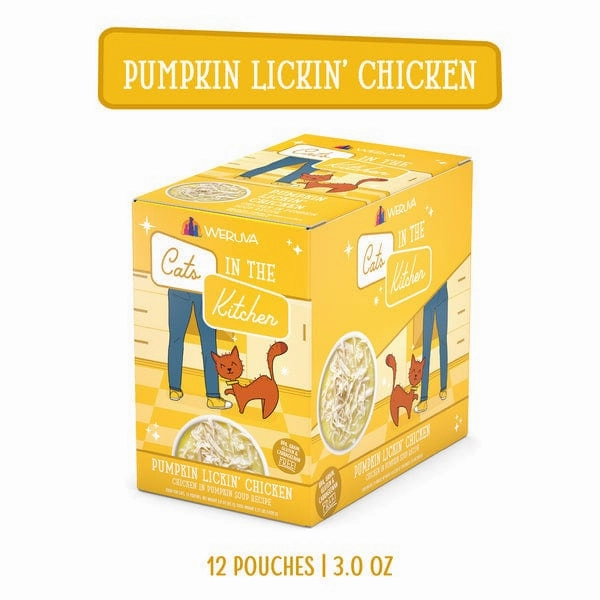 Cats in the Kitchen Pumpkin Lickin' Chicken Pouch Cat Food