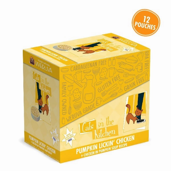 Cats in the Kitchen Pumpkin Lickin' Chicken Pouch Cat Food