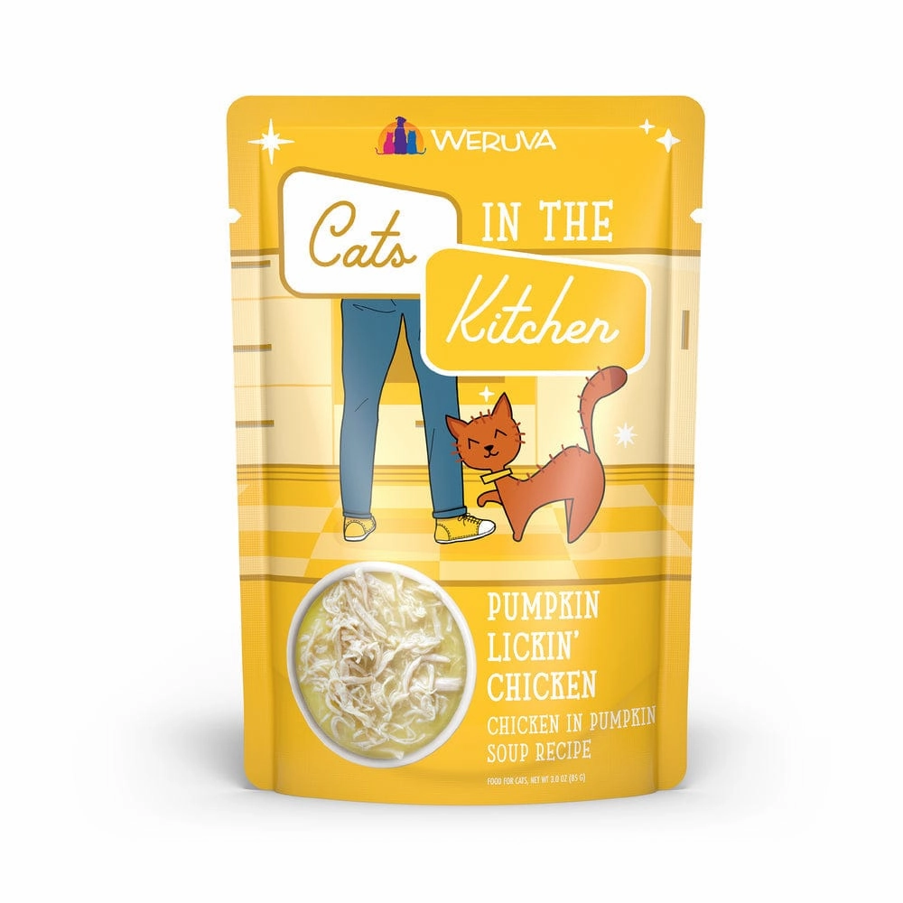 Cats in the Kitchen Pumpkin Lickin' Chicken Pouch Cat Food