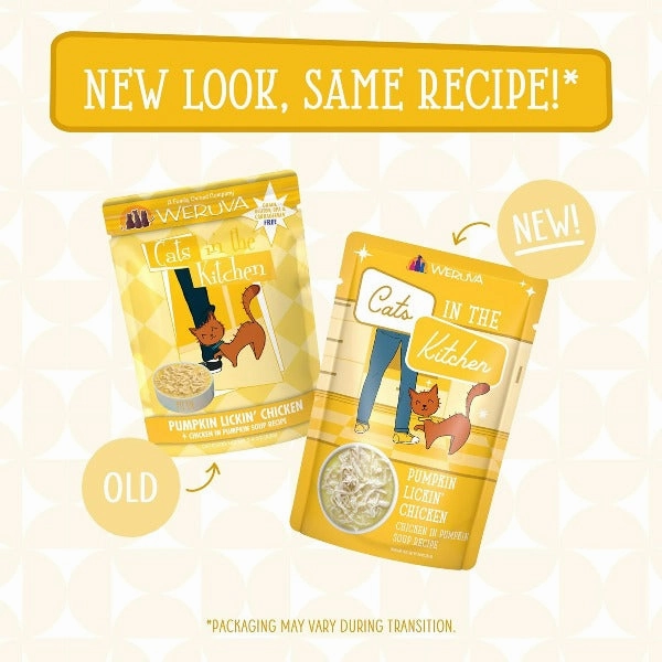 Cats in the Kitchen Pumpkin Lickin' Chicken Pouch Cat Food