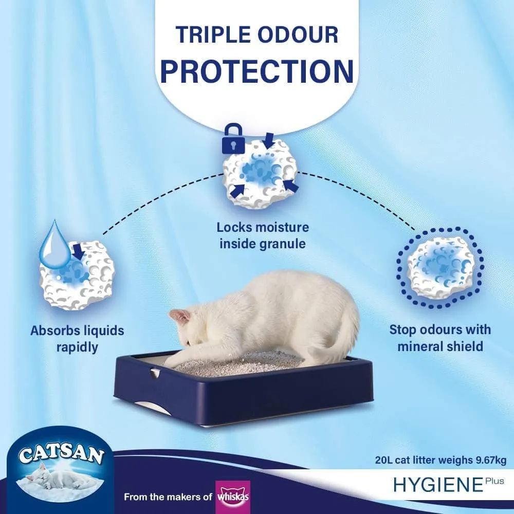 Catsan Hygiene PlusUnscented Non Clumping100% Natural Cat Litter