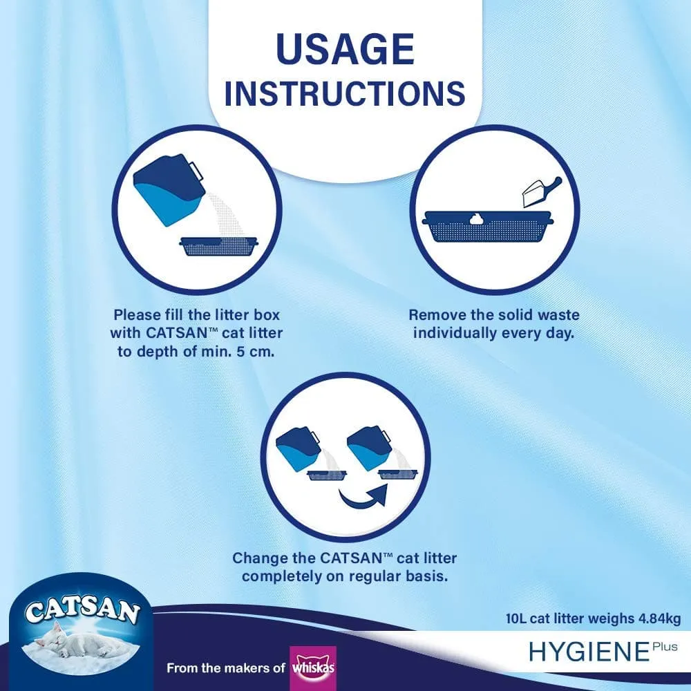 Catsan Hygiene PlusUnscented Non Clumping100% Natural Cat Litter