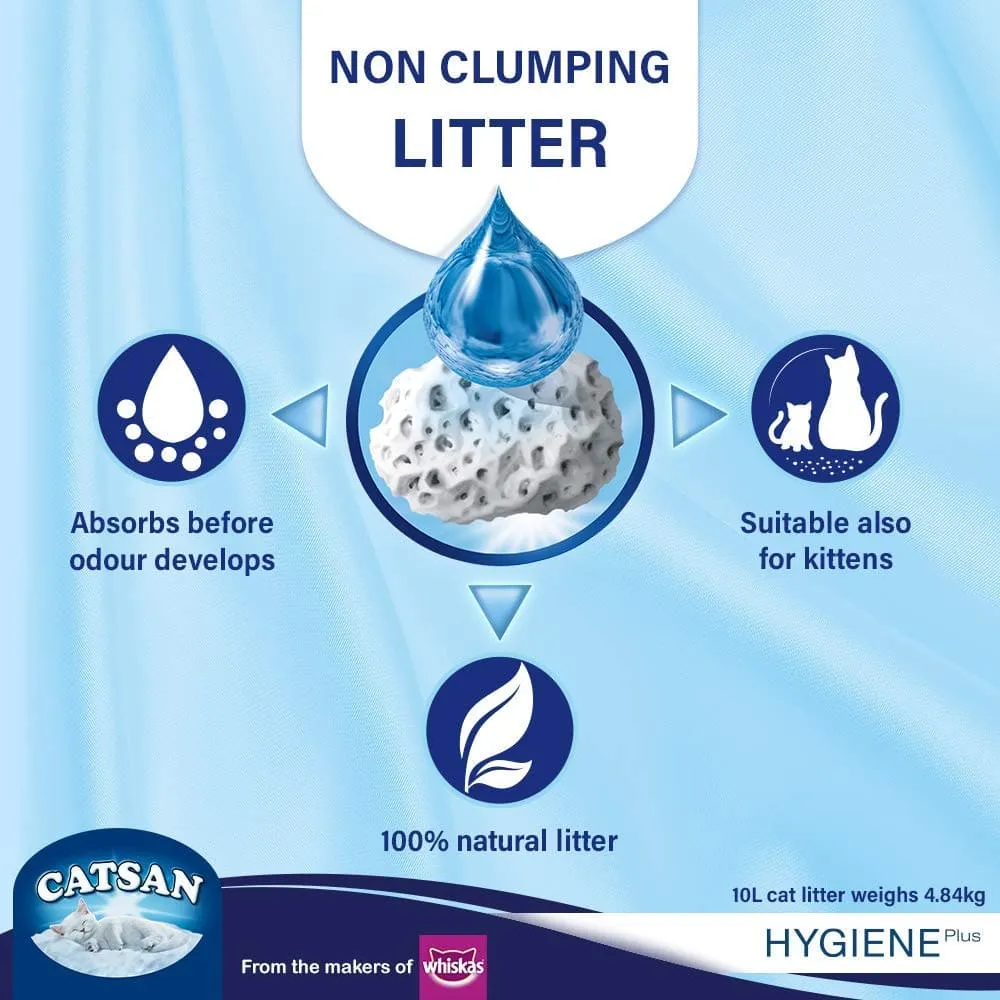 Catsan Hygiene PlusUnscented Non Clumping100% Natural Cat Litter
