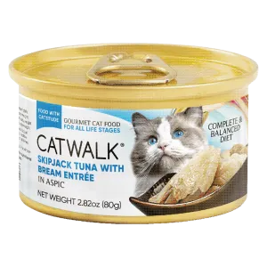 Catwalk Cat Skipjack Tuna with Bream Entree in Aspic 80g