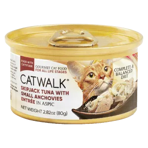 Catwalk Cat Skipjack Tuna with Small Anchovies Entree in Aspic 80g