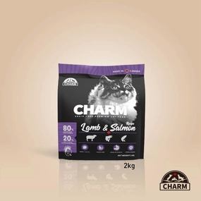 Charm Cat Lamb & Salmon Recipe Grain Free Premium Food 2kg