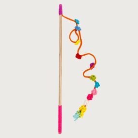 CHILLY DOG Wooly Wand Flower Cat Toy