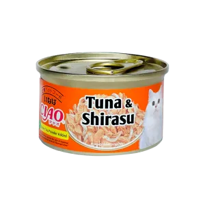 Ciao Cat White Meat Tuna with Shirasu in Jelly 75g (A02)