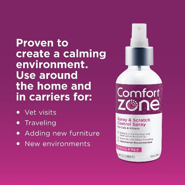 Comfort Zone Spray & Scratch Control Spray