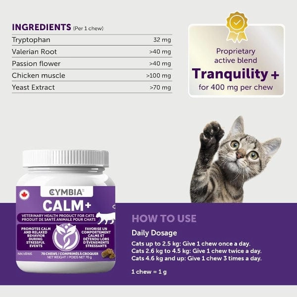 Cymbia CALM  Calming Cat Supplement