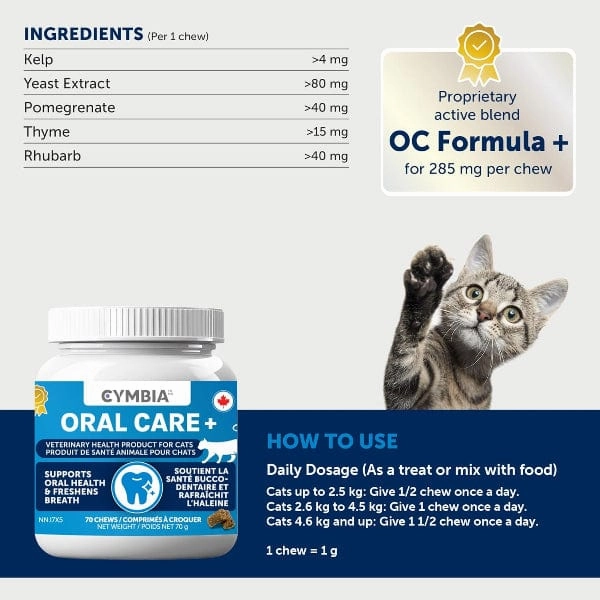 Cymbia ORAL CARE  Gum & Oral Health Cat Supplement