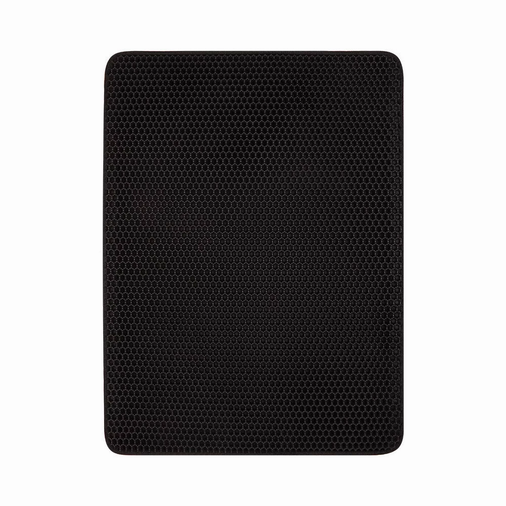 DDX Cat Two-Layer Litter Mat Black - L30cm x B30cm