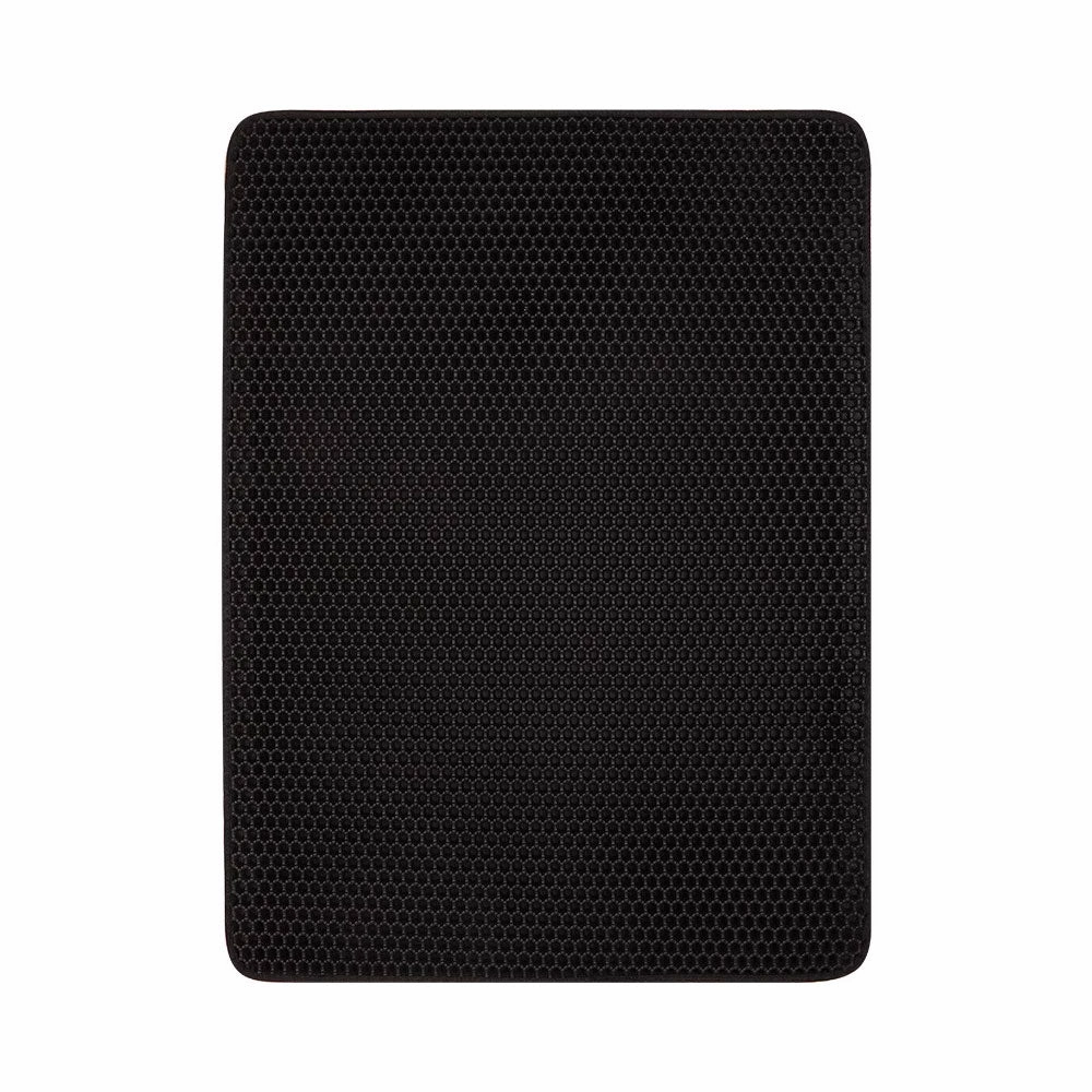 DDX Cat Two-Layer Litter Mat Black - L75cm x B55cm