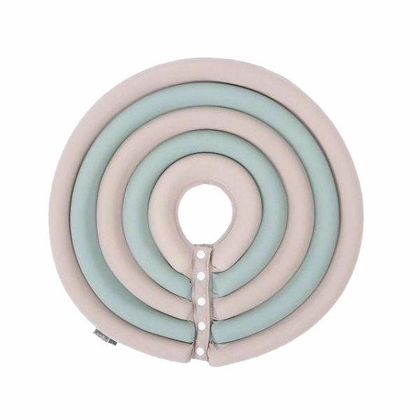 DogLemi Anti-Lick Pet Protector Collar Beige-Green L