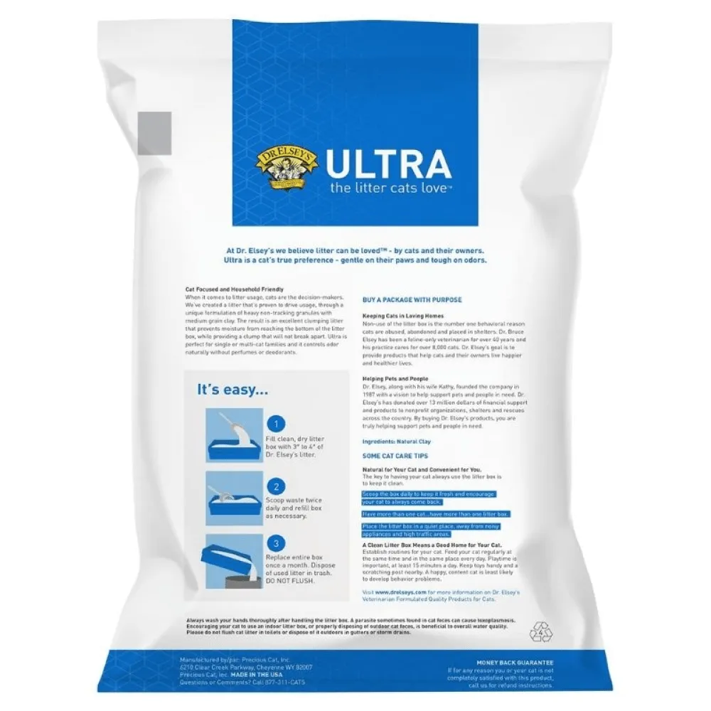 Dr. Elsey's Precious Ultra Unscented Cat Litter