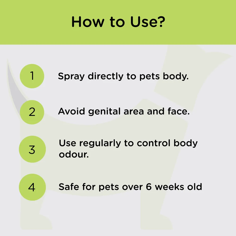 Earthbath Deodorizing Lavender Spritz for Dogs and Cats