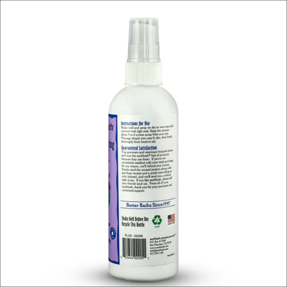 Earthbath Deodorizing Lavender Spritz for Dogs and Cats