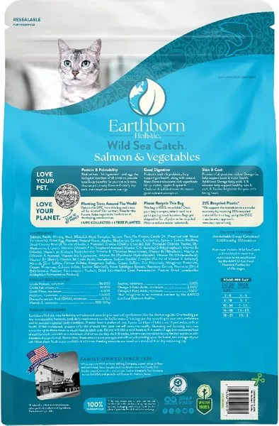 Earthborn Holistic Wild Sea Catch Grain Free Natural Cat Food