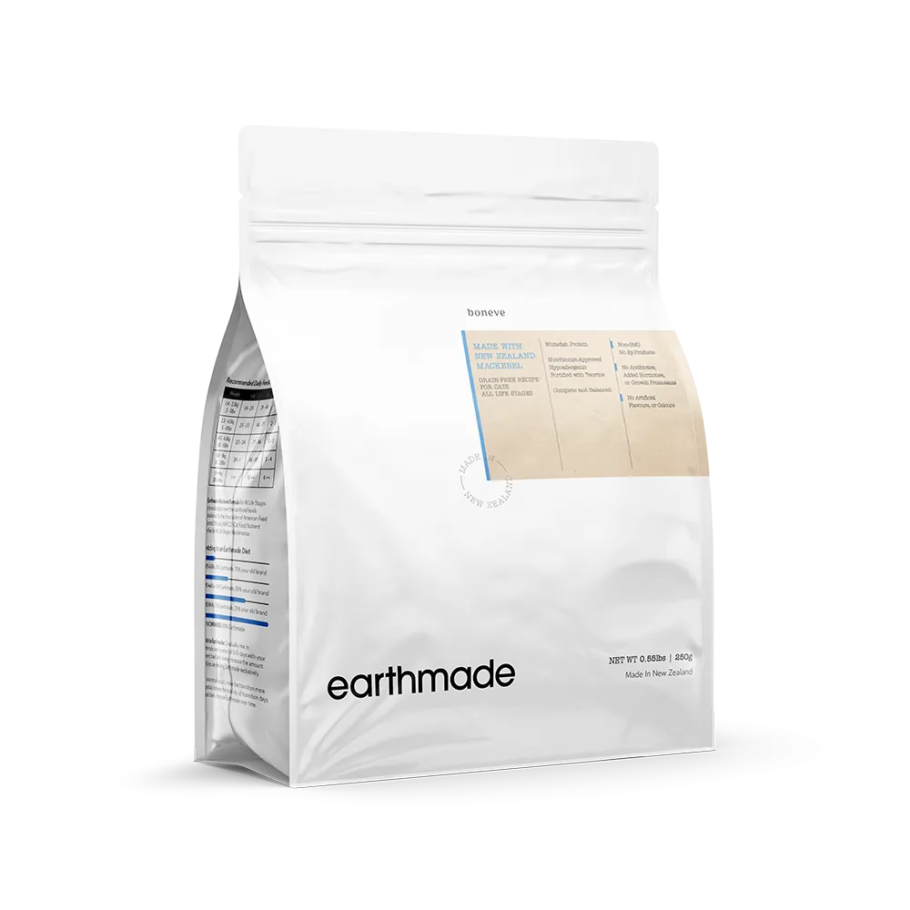 Earthmade Cat Kibbles Grain-Free New Zealand Mackerel 250g
