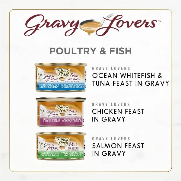 Fancy Feast Gravy Lovers Canned Cat Food Variety Pack