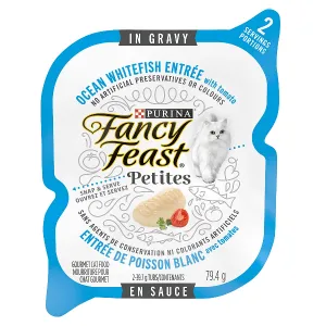 Fancy Feast Petites Ocean Whitefish Entree in Gravy Wet Cat Food